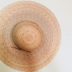 Woven hat made in Mexico